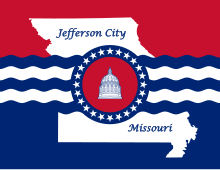 Flag of Jefferson City, Missouri.svg