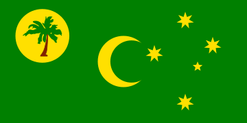 Bandera del Territorio de las Islas Cocos (Keeling), Australia