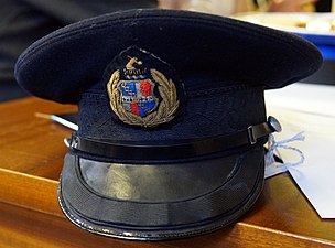 Flat cap in West Mildlands Police Museum
