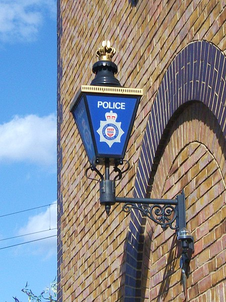 BTP Police station "blue lamp"