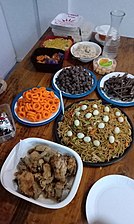 Foods and Snacks during the 2nd day event of Wikimania 2022