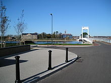 View across the new bridge to Priddy's Hard Forton Bridge.jpg