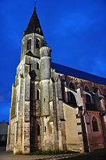 Francia, Indre, Vatan (6), Iglesia Saint-Laurien.JPG