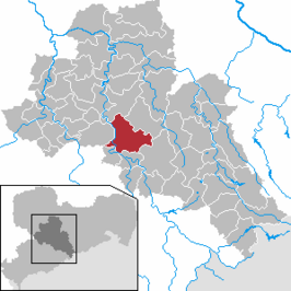 Kaart van Frankenberg (Saksen)