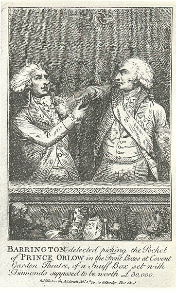 File:Frontispiece from the memoirs of George Barrington.jpg