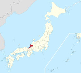 Préfecture de Fukui - Localisation