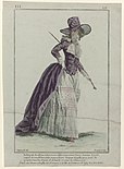 Gallerie des Modes et Costumes Francais 1787, No. lll, Pl. 338 Rodingotte de taffetas violet, RP-P-2009-1900.jpg