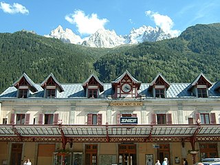 La gare de Chamonix-Mont-Blanc.