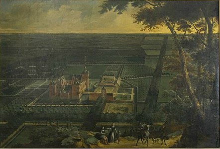 Gaspar de Witte y Gonzales Coques - Vista del castillo de Schoten.jpg