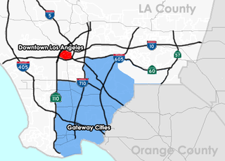 Gateway Cities Region of Los Angeles County, California, US