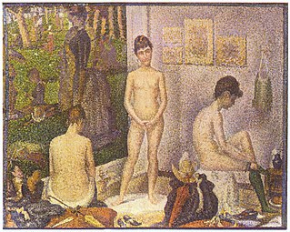 Les Poseuses (1886-1888), Philadelphie, Fondation Barnes.