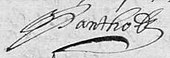 signature de Germain Panthot