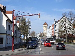 Gersthofen: Gemeindegliederung, Geschichte, Politik