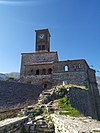 Gjirokaster castle clock tower.jpg