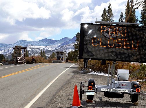 Yosemite National Park closed due to the 2013 U.S. government shutdown