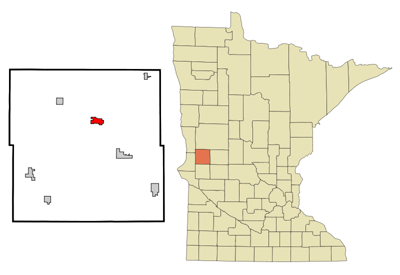 File:Grant County Minnesota Incorporated and Unincorporated areas Elbow Lake Highlighted.svg