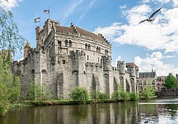 Le château des comtes de Flandre (Gravensteen).