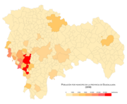 Población por municipio en 2018