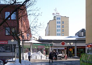 Hagsätra centrum.