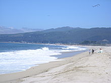 A view of Half Moon Bay and surroundings Half Moon Bay Beach.JPG