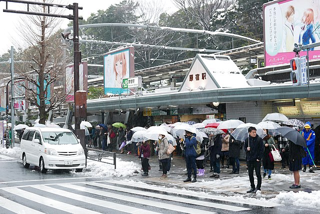 640px-Harajuku_Station_snow_2016-01-18.jpg (640×428)