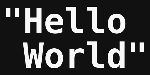 File:HelloWorld in black and white.svg