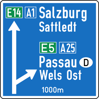 <span class="mw-page-title-main">Austria (typeface)</span> Typeface used in road signs in Austria