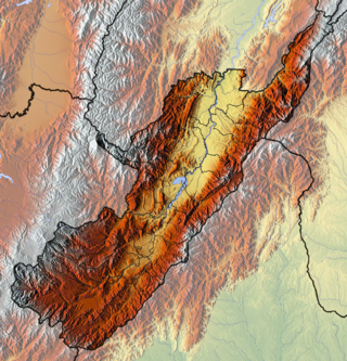 Die Venado-Formation befindet sich in der Abteilung Huila