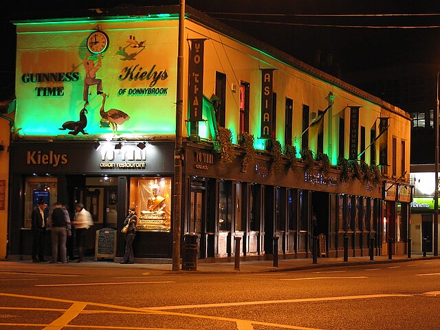 Kiely's pub in Donnybrook - now demolished