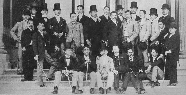 Ilustrados in Madrid around 1890