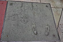 Connerys Hand- und Fußabdrücke vor Grauman’s Chinese Theatre in Los Angeles