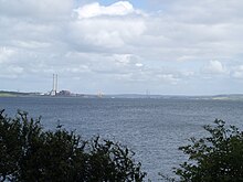 Tarbert powerstation (right)