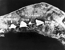 Az Enewetak-atoll az Ivy Mike robbantás előtt. Az Elugelab sziget a bal oldalon látható.
