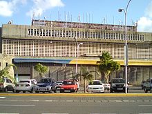 The terminal building of Jomo Kenyatta International Airport as it appeared prior to the 2013 fire. JKIA in 2010.JPG