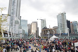 Jack Poole Plaza Plaza in Vancouver, British Columbia, Canada