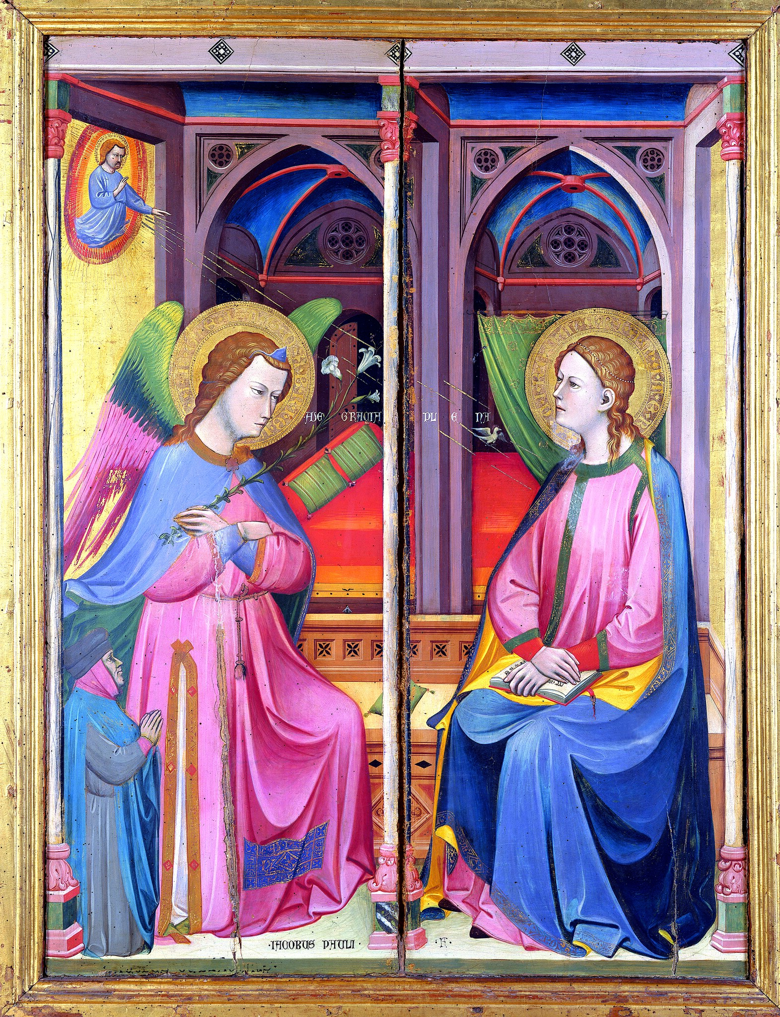 File:Jacopo di Paolo. L'Annunciazione, 1390-1400, tempera e oro su tavola –  Bologna, Collezioni Comunali d'Arte.jpg - Wikipedia
