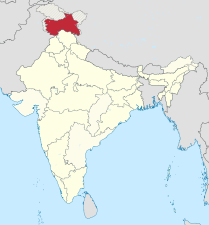 Jammu og Kashmir i India (de-facto) (påstander klekket ut).svg