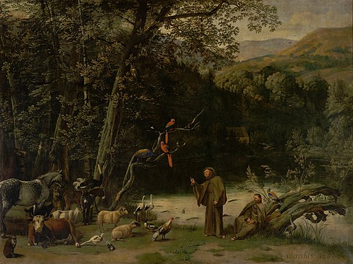 Jan Siberechts - Saint Francis Preaching to the Animals