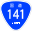 Japanese National Route Sign 0141.svg