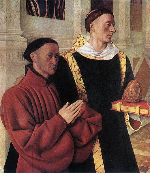 File:Jean Fouquet - Estienne Chevalier with St Stephen - WGA8038.jpg