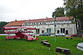 English: Palace in Jedlinka Polski: Jedlina-Zdrój, pałac Deutsch: Schloss Tannhausen, Wirtschaftsgebäude, heute Brauerei, Hostel und Restaurant