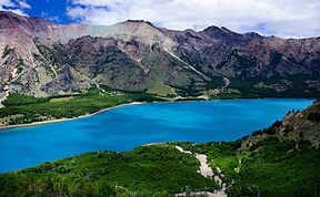 Cheinimenio ežeras Patagonijos nacionaliniame parke