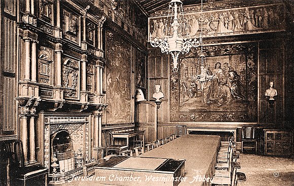 The Jerusalem Chamber circa 1914