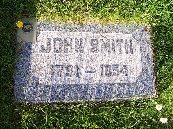 Headstone of John Smith