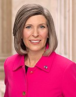 Joni Ernst Joni Ernst, official portrait, 116th Congress 3.jpg