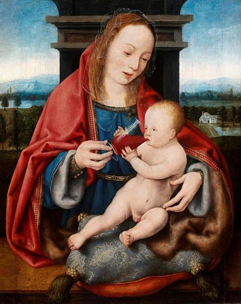 File:Joos van Cleve - Maria met Christus - 4329 - Museum of Fine Arts, Budapest.jpg