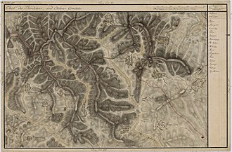 Comşeşti pe Harta Iosefină a Transilvaniei, 1769-1773 (Sectio 095)