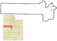 Map of Juab County communities