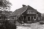 Karl XII:s hus i Halden, Østfold. Foto 1947. Byggnadsminne.