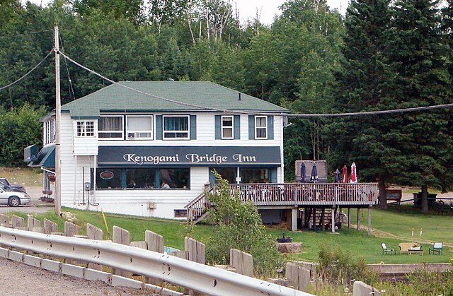 Kenogami Lake, Ontario, where Twain spent much time practising in 1985